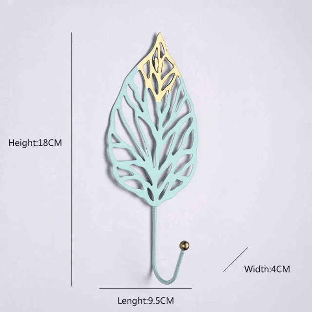 Nature's Foliage Metal Wall Hooks