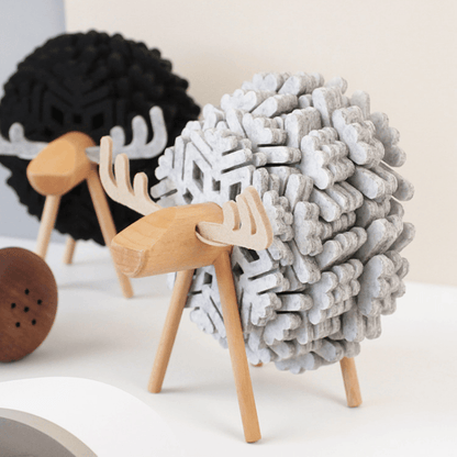 Alma Elk 12-Piece Coaster Set