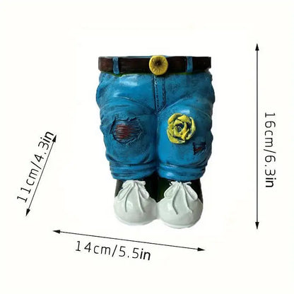 Retro Denim - Garden Planter
