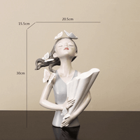 Grey Girl Vase