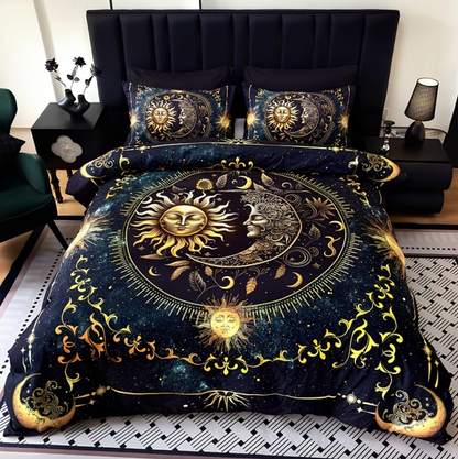 Celestara™ Sun & Moon Duvet Set