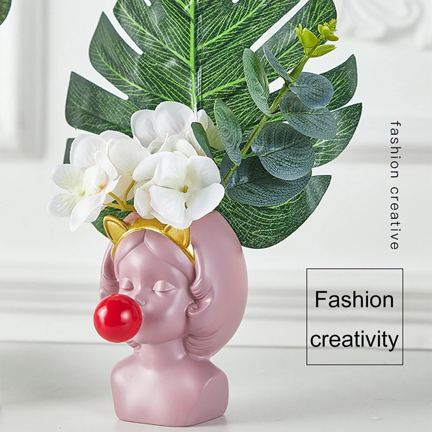 Bubbly Babe Popart Planter Vase