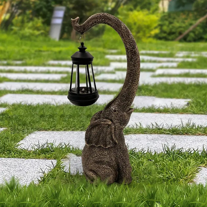 Enchanted Elephant Solar Lamp