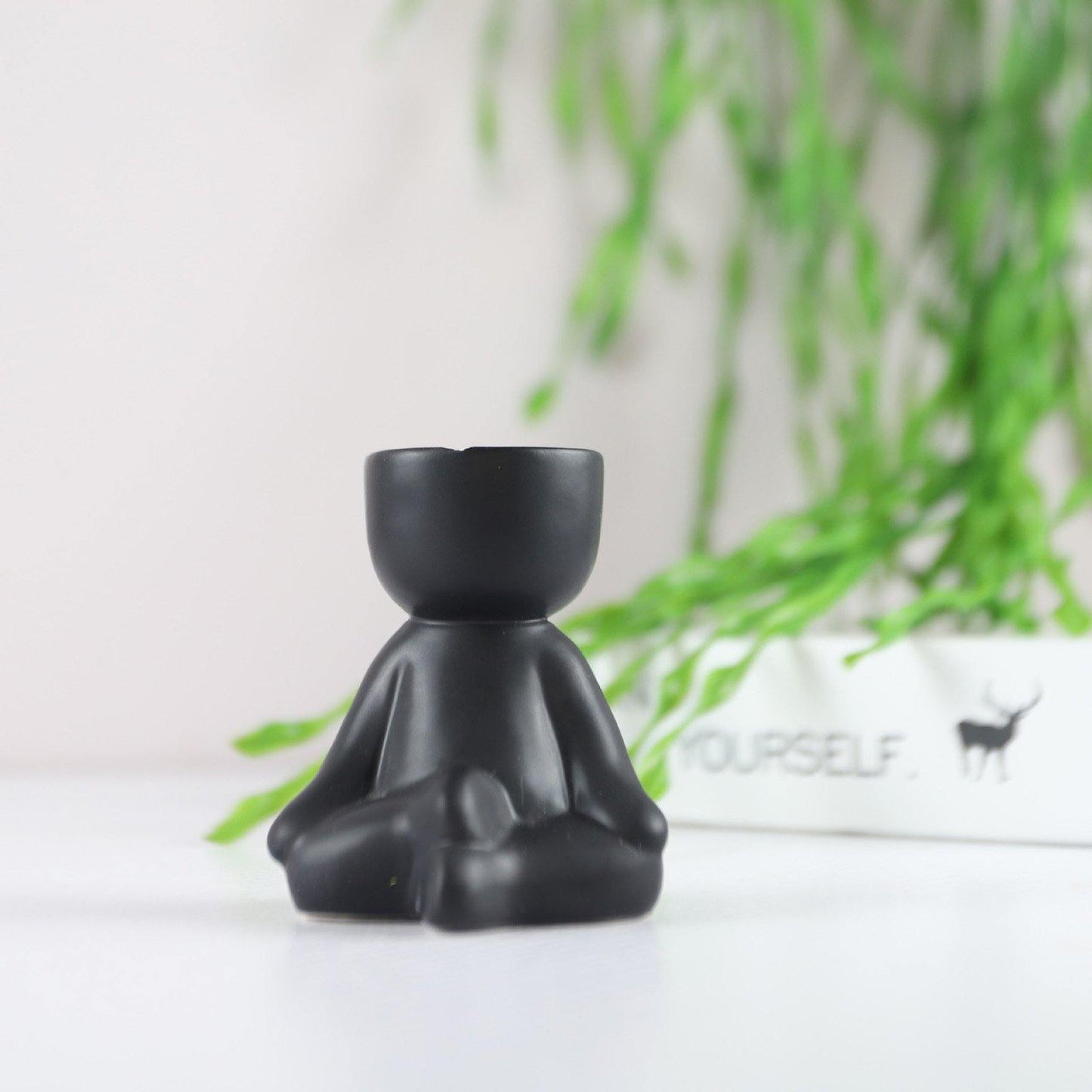 Petite Person Clay Succulent Planter