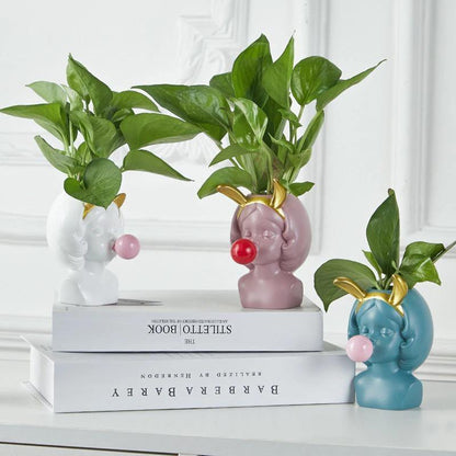 Bubbly Babe Popart Planter Vase