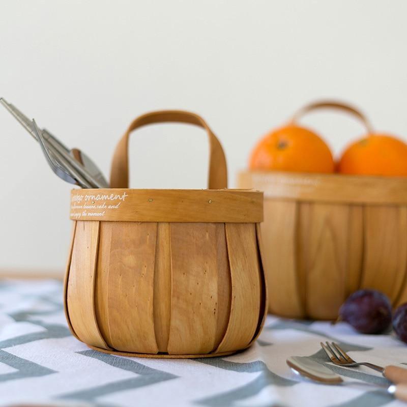 Parisian Wood Planter Storage Bin