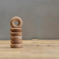 6 pcs beech wood