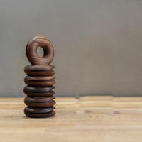6 pcs walnut