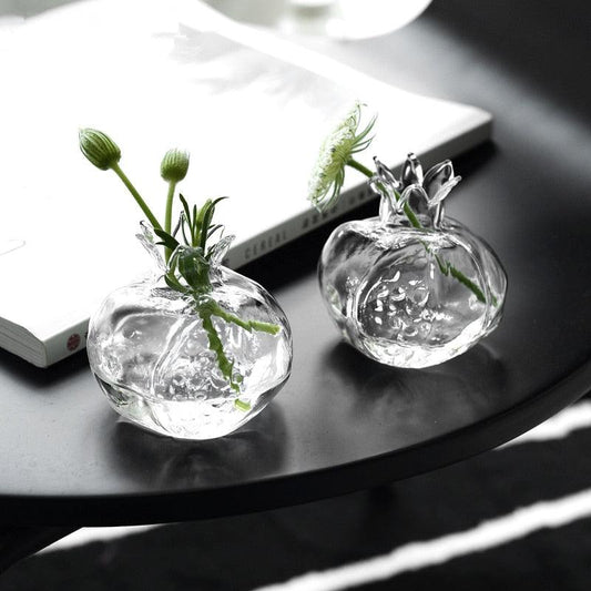 Pomegranate Glass Hydroponic Growth Vessel