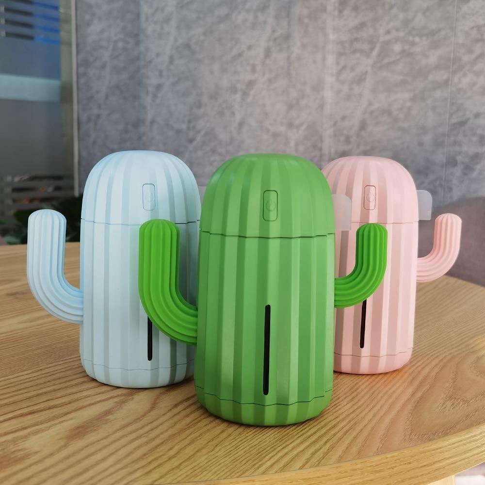 Compact Cactus LED USB Humidifier