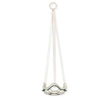 Plant Hanger made with Vegan Leather and Rope